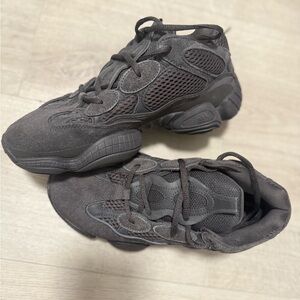 Adidas Yeezy 500 Ortholite Black Sneakers
